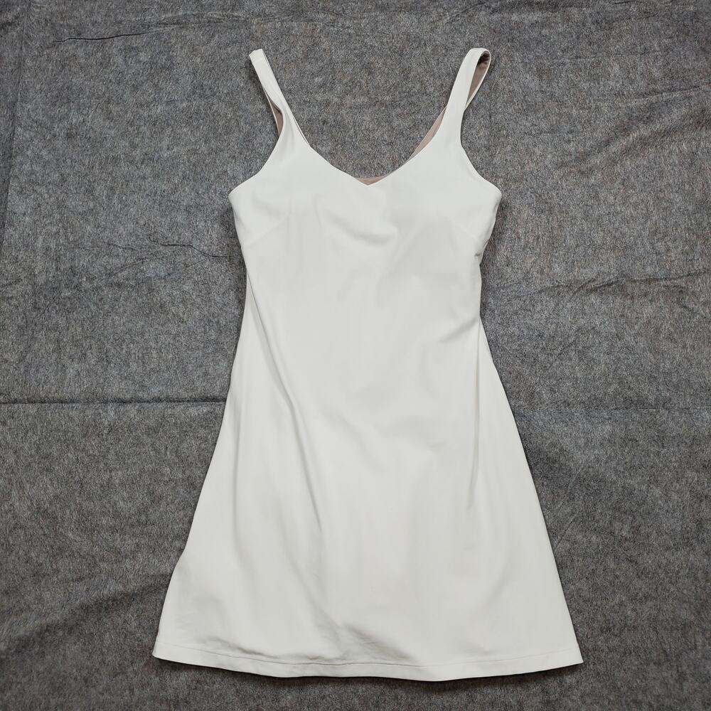 Lululemon Dress Womens Size 8 Align White Tennis Athletic A-Line V-Neck Shorts